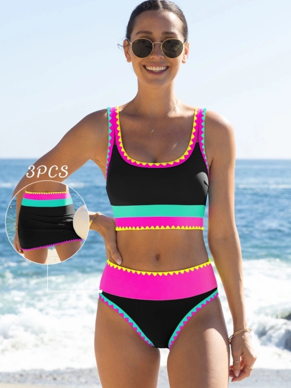Popvil 3 piece viral bathing suit! XL